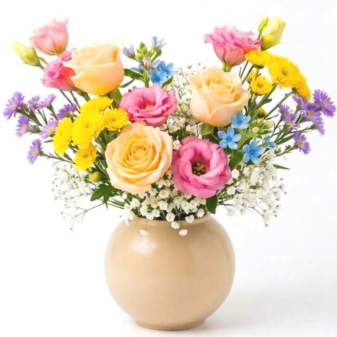 생화 꽃구독 데일리 플라워 리틀캠든, 꽃정기배송(소형), 시즌 랜덤꽃, 1개, 랜덤 발송