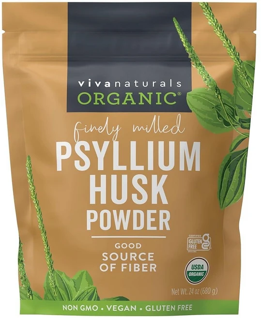 비바내추럴스 Viva Naturals 오가닉 차전자피 파우더 680g, 1개 - 쿠팡