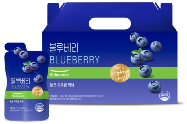 풀무원녹즙 블루베리 건강즙(세트) - 1개, 20개, 70ml