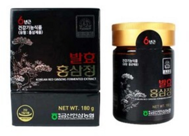 농협홍삼 6년근 100% 발효홍삼농축액 골드 180g 발효홍삼진액 진세노사이드 11mg