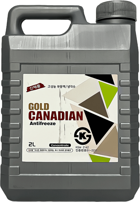 오토바이 냉각수 카나디안 골드 부동액 2L, 1개