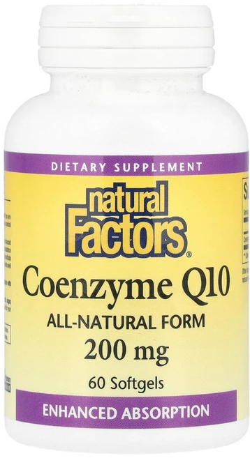 네추럴팩터스 코엔자임 Q10 올-내추럴 폼 200mg 소프트젤, 60정, 1개 - 쿠팡