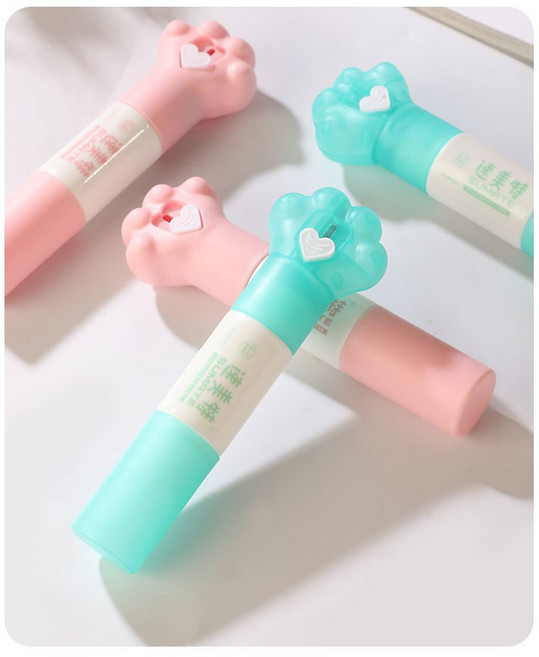 또또보이 올인원 택배 지우개 커터 개인정보 주소 리무버, 1개, 핑크