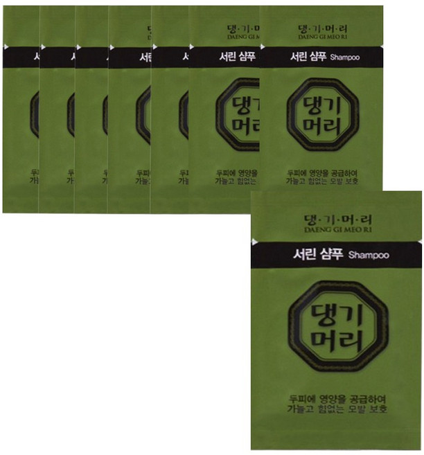 일회용 댕기머리 샴푸 8ml x 100개 샴푸 업소용 여행용 호텔 파우치, 200개