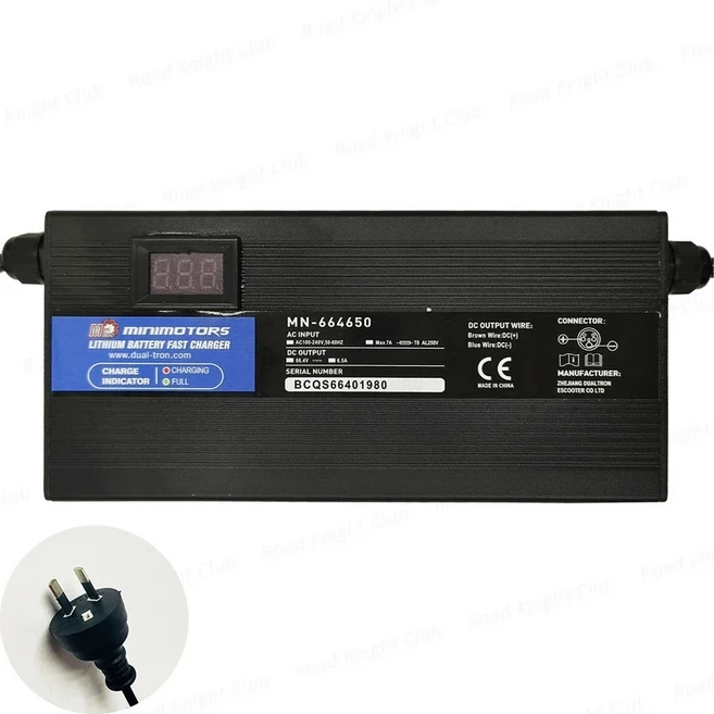 기존 Minimotors DT VICTOR LUXURY 66.4V 6.5A 고속 충전기 Ltd 스쿠터 부품