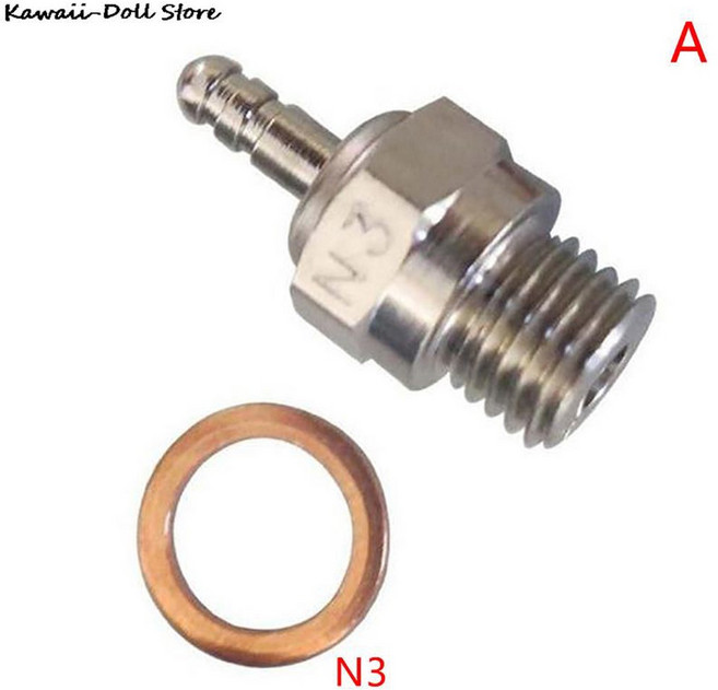 HSP RC 자동차 부품 부품용 엔진 N4 점화 글로우 범용 니트로 플러그 N3, A, 한개옵션1