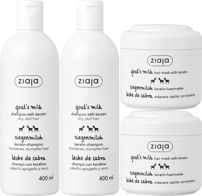 지아자 산양유 샴푸 + 산양유 헤어팩 세트, 1개, 1.2L