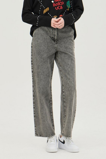 [국내백화점] 베네통 데님 보이프렌드핏 데님스커트 청팬츠 데님멜빵 포켓데님 스판청바지