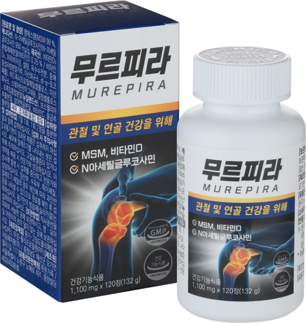 무르피라 관절영양제 1박스 120정 2개월분, 1개 - 쿠팡