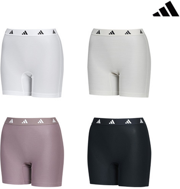 [아디다스] 여성 피케 쿨 메쉬 사각팬티 4종세트