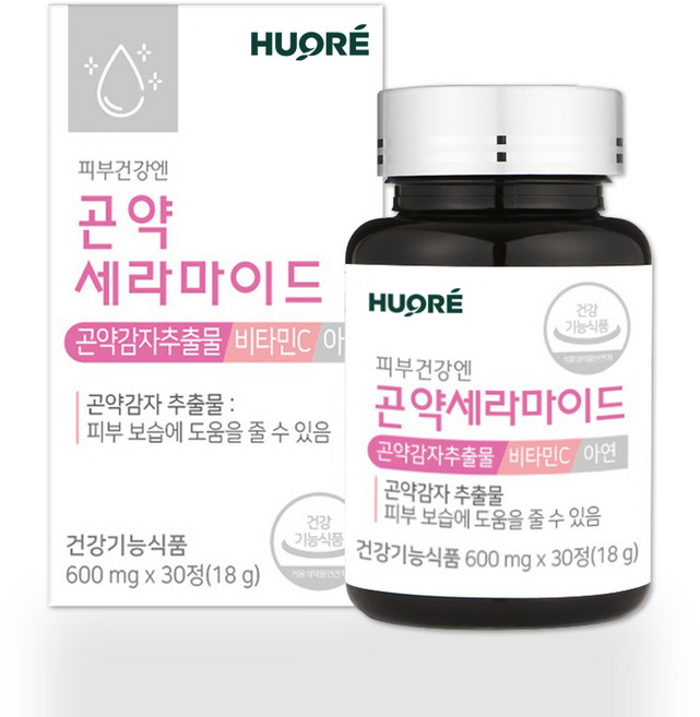 피부건강엔 곤약 세라마이드, 1개, 30정