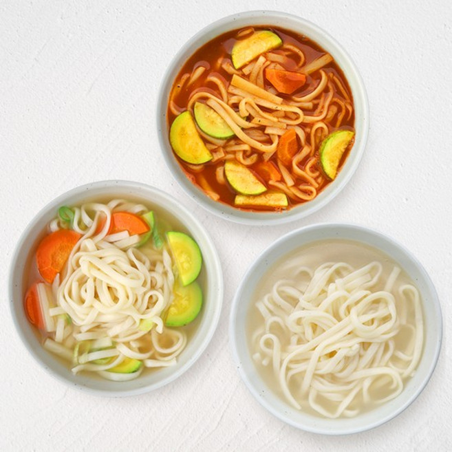 [대용량/7인분] 강원도 감자칼국수 + 혼합소스(옹심4장칼3), 상세설명 참조, 1