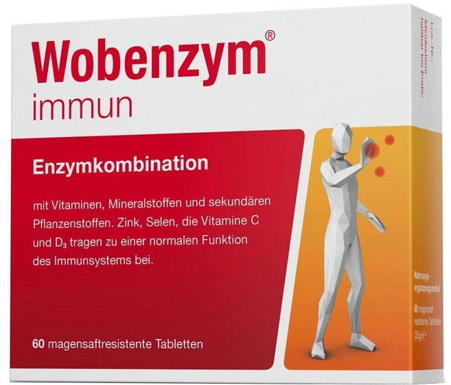 WOBENZYM immune 120정 2개월분, 1개 - 쿠팡