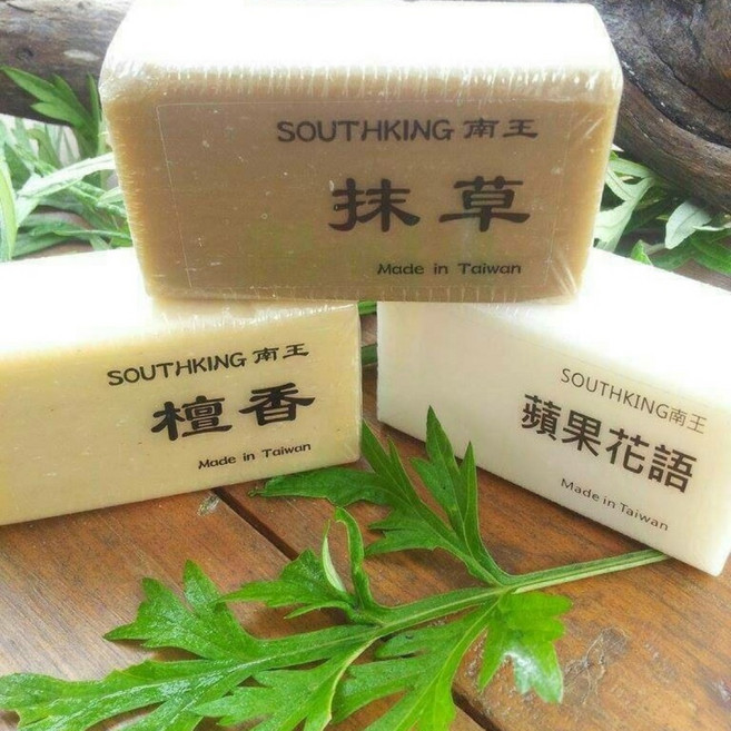 南王手工沐浴皂 台灣MIT 溫和潔淨 抹草 檀香 蘋果花語 多款可選, 1個, 抹草皂