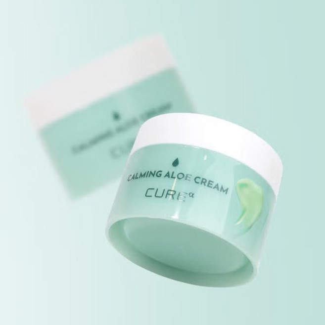 큐어 알파 카밍 알로에 크림, 2개, 50g