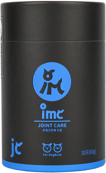 CMG제약 IMC 강아지 고양이 프리미엄 관절 영양제 사료에 뿌려먹는 영양제 조인트 케어, 30회분, 뼈/관절강화, 1개