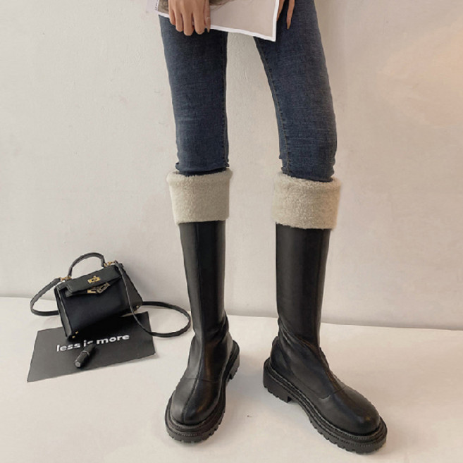 [~80% 윈터세일] 3.5cm 세상포근 뽀글 롱 부츠 워커