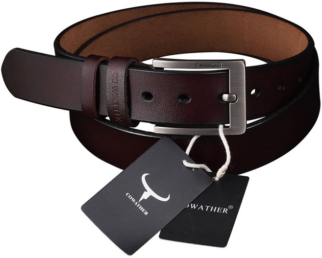COWATHER 빅사이즈 가죽 수동 남성벨트 XF004-DC