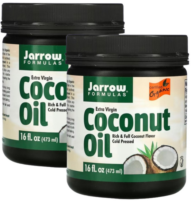 재로우 엑스트라버진 코코넛오일, 473ml, 2개