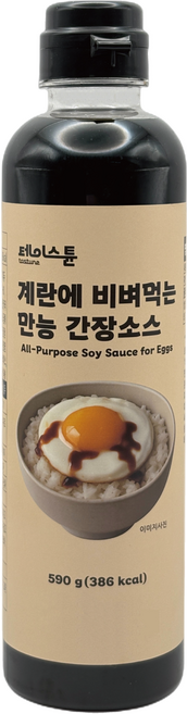 테이스튠 계란에 비벼먹는 만능 간장소스, 1개, 590g