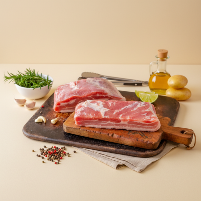 [만족도1위] 국내산 산지직송 건강하고 신선한 프리미엄 국내산 한돈 수육용, 1세트, 2kg