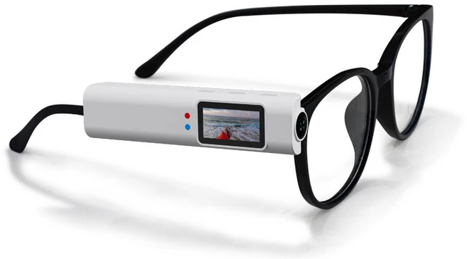 스마트 안경 1인칭 시점 낚시 테이크어웨이 사이클링 새로운 야외 스포츠 카메라 휴대, 64GB 메모리카드 포함, Wi-Fi 버전 화이트 (카메라+안경테), 기본+64GB - 쿠팡