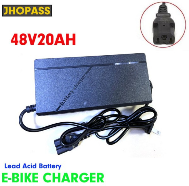 LED 디스플레이 스마트 HD 납산 배터리 충전기 전기 자전거 오토바이 AC100-240V 출력 74V 2.5A 60V20AH 12, 01 AU adapter, 1개