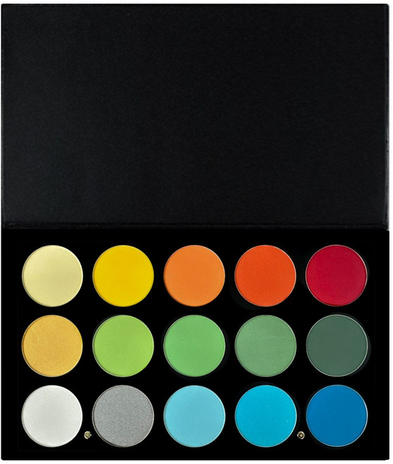 45컬러 아이섀도우 팔레트 옵션선택 메이크업 국가자격증 실기시험 메이크업 전문가 과정 아티스트 분장 전문 아이섀도우 보비니 메이크업 세트, B타입, 1개