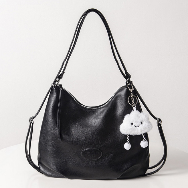 엔도르시 여성용 구름 키링 레더 백팩 숄더백 EBA331