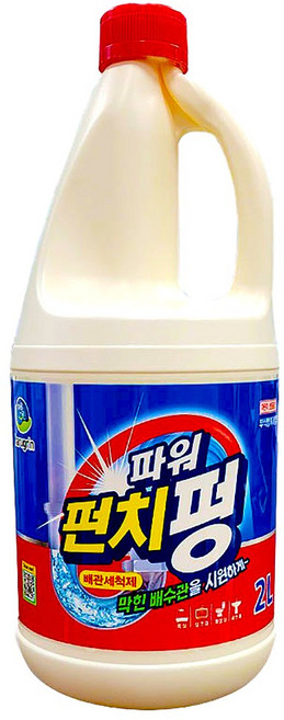 하루그린 배수구세척제 펀치펑, 1개, 2L