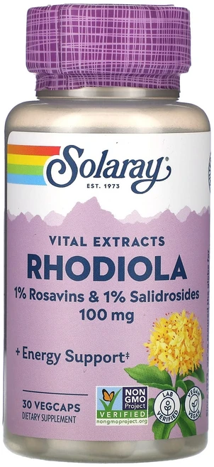 몸관리하세요 겨울입니다 Solaray 필수 추출물 홍경천 100mg 베지 캡슐 30정 특별관리진행, Solaray필수추출물홍경천100mg베지캡슐30정, 1개 - 쿠팡