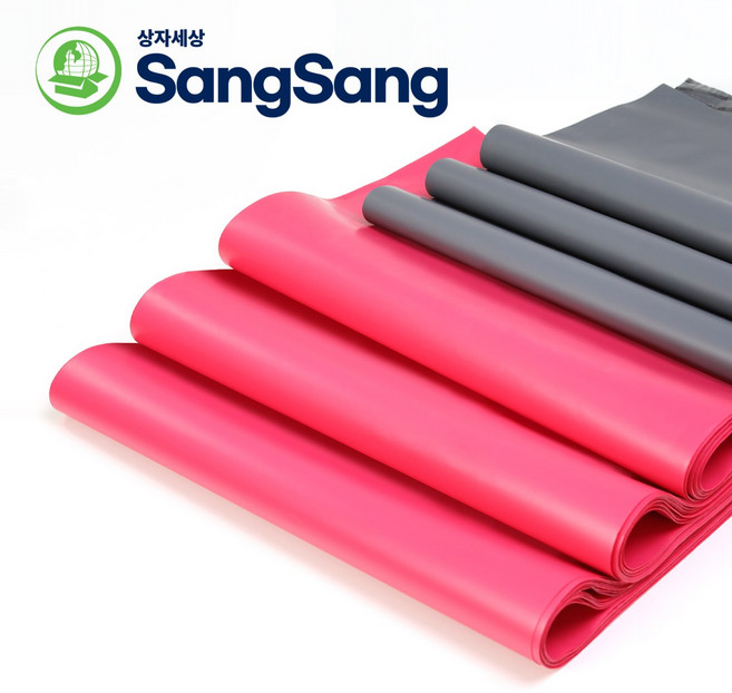 상자세상 HDPE 택배봉투 모음 100장, 핑크, 100개