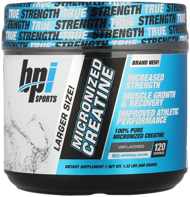 BPI스포츠 미분화된 크레아틴 리미티드 에디션 무맛 1.32 lbs (600 g), BPI02751, 600g, 1개 - 쿠팡