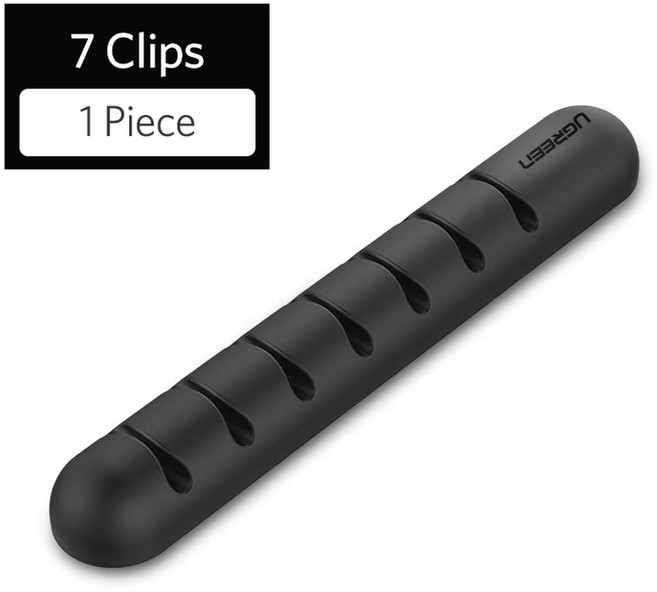 USB케이블와인더 선정리 홀더 Ugreen 케이블 정리함 실리콘 USB 와인더 유연한 관리 클립 마우스 헤드폰 이어폰 거치대, 1개