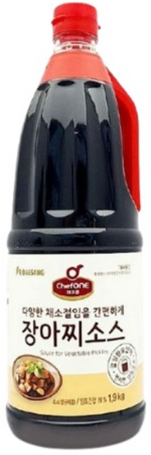 [트윈스몰] 다양한 채소절임을 간편하게! 쉐프원 장아찌 소스 (1.9kg), 5개, 1.9kg