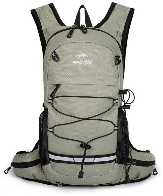 戶外專業登山包 男 徒步 越野 揹包 騎行 爬山 輕便 旅行 女 輕量化 小雙肩包, 灰色