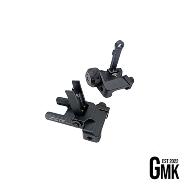 [중제] KAC 레플 메탈 아이언 사이트 (BK TAN) MK18 백업사이트, 1. 블랙(BK)