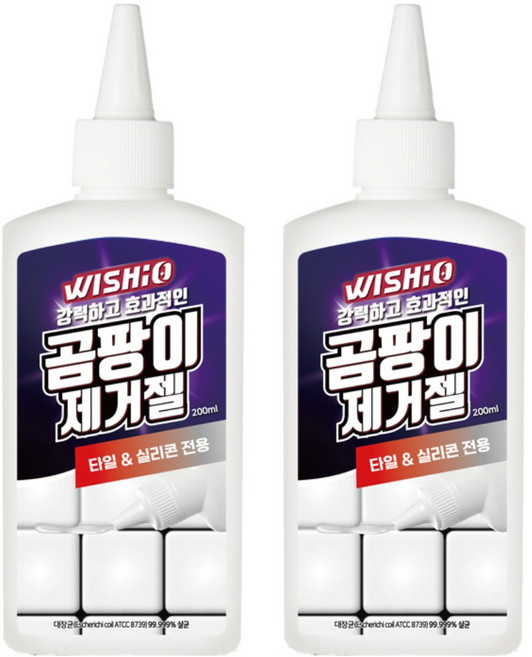 위시오 곰팡이 제거젤 바르는 젤 타입 제거제, 2개, 200ml