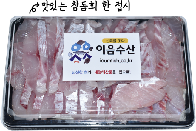 자연산 선어 생물 참돔회/ 450g 내외, 1개