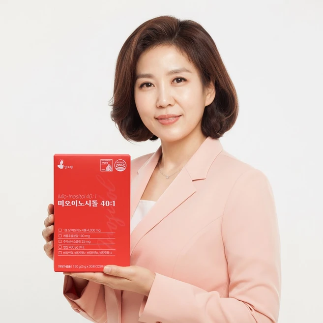 김소형 미오이노시톨 40:1 여성영양제 엽산 캐롭 럭스로드, 30회분 - 쿠팡
