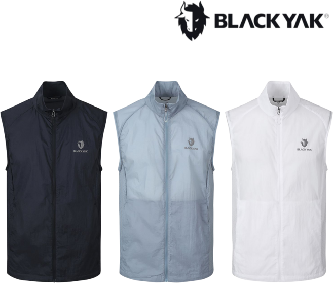 [블랙야크] 남성 에어 플라이 베스트 여름 초경량 타공 조끼 1BYVSMU001