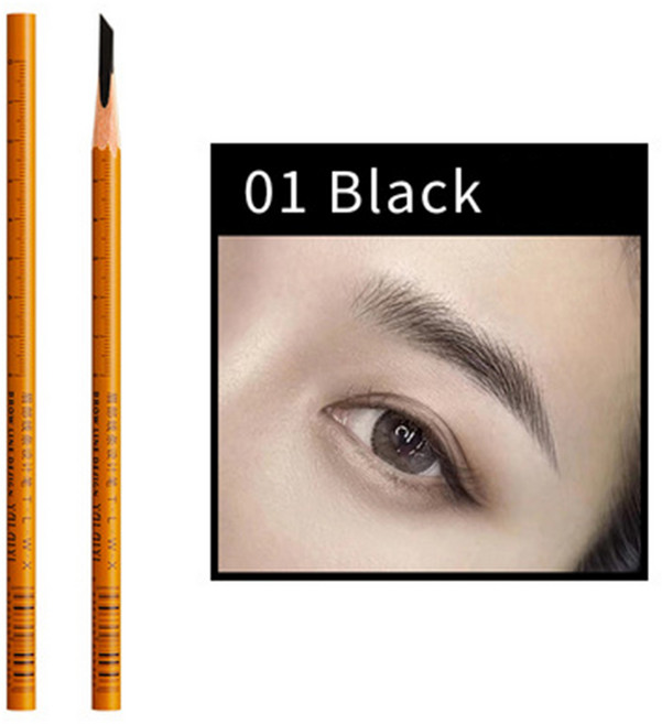 타투 디자인펜슬 카레펜슬 6개입 반영구화장 눈썹 아이라인 헤어라인 문신 디자인펜, 블랙, 6개