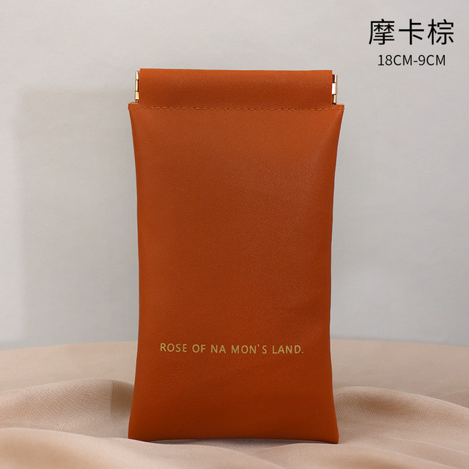 ROSE OF NA MON'S LAND. 眼鏡收納袋 18CM-9CM 奶杏白