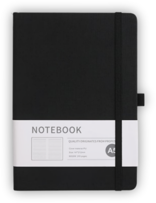 꼬까 A5 180도 펴지는 만년 다이어리, 블랙