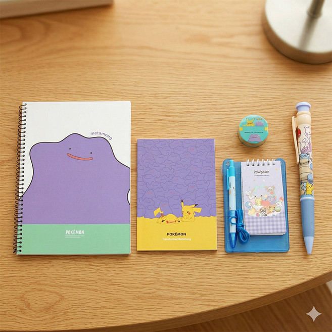 포켓몬스터 캐릭터 어린이 종합문구 선물용 초등학생 선물, 1개, 랜덤