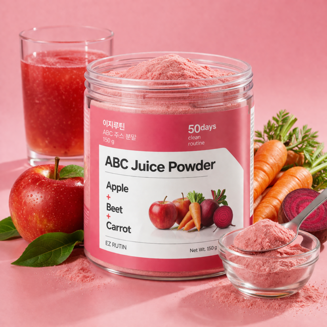 이지루틴 ABC 주스 분말 100% 건강음료 클렌즈 쥬스 디톡, 1개, 150g