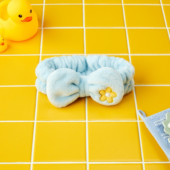 [모던하우스]데이지 리본 극세사 세안밴드_KB0625004, 1개, 이미지참조