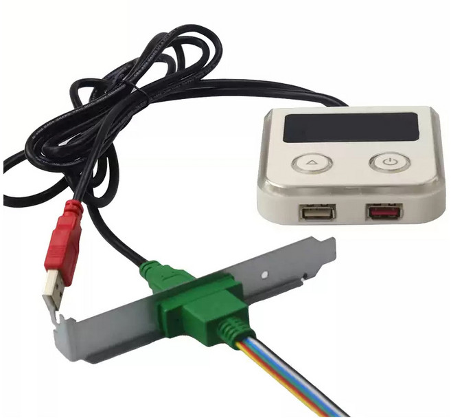 PC방 모텔 호텔 컴퓨터 PC 외부 전원 스위치(화이트), 1개