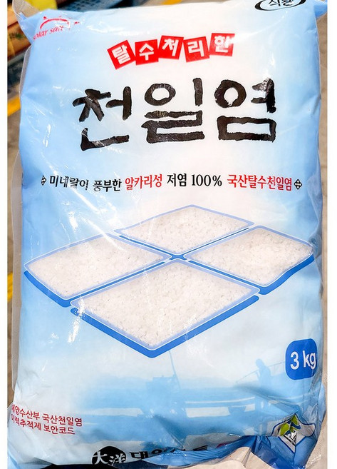 천일염(대양쏠트 탈수 3K), 3kg, 1개