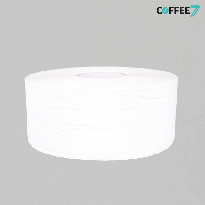 2겹 알뜰형 점보롤 (무지/직사각) 16롤-220m 화이트, 1개